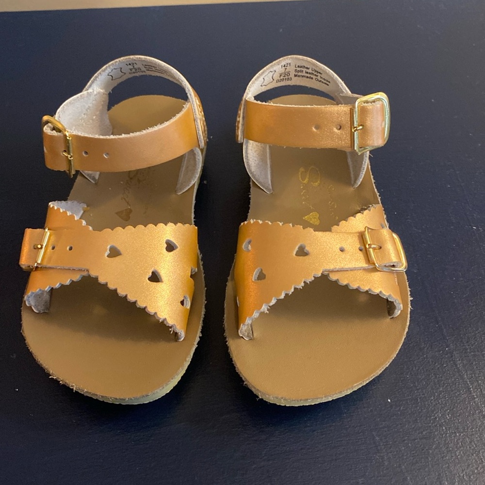 Rose gold Sun San saltwater sweetheart shoes